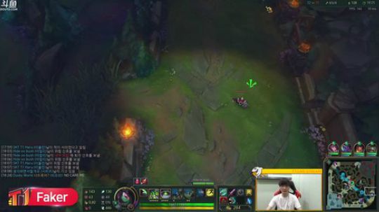 我在斗鱼看T1直播faker直播英雄联盟