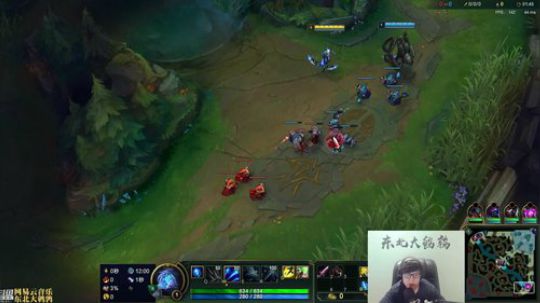 我在斗鱼看东北大鹌鹑直播英雄联盟