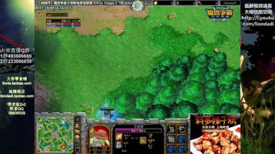 我在斗鱼看大帝LioN直播魔兽争霸