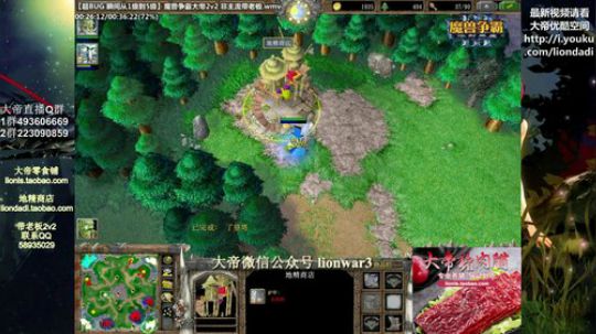 我在斗鱼看大帝LioN直播魔兽争霸