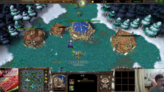 我在斗鱼看大帝LioN直播魔兽争霸