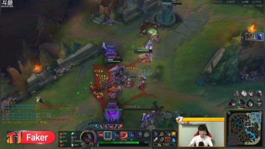 我在斗鱼看T1直播faker直播英雄联盟