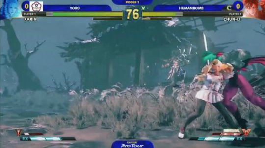 Yoro (Karin) VS HumanBomb (Chu
