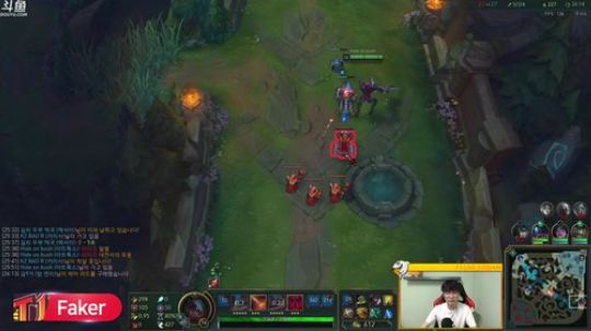 我在斗鱼看T1直播faker直播英雄联盟