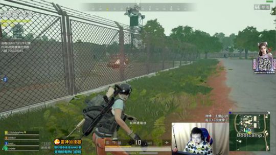 我在斗鱼看pigff直播绝地求生