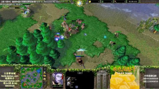 我在斗鱼看大帝LioN直播魔兽争霸