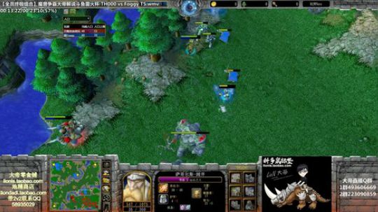 我在斗鱼看大帝LioN直播魔兽争霸