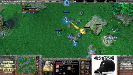 我在斗鱼看大帝LioN直播魔兽争霸