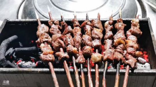 这羊肉串呗地道