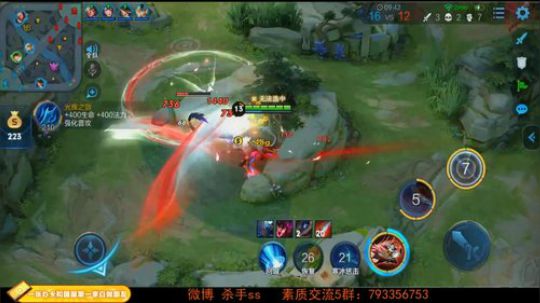 我在斗鱼看不可一世杀手直播王者荣耀