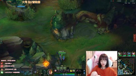 小蝌蚪：峡谷第一女ad 冲大师 2019-07-03 22点场