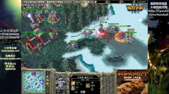 我在斗鱼看大帝LioN直播魔兽争霸