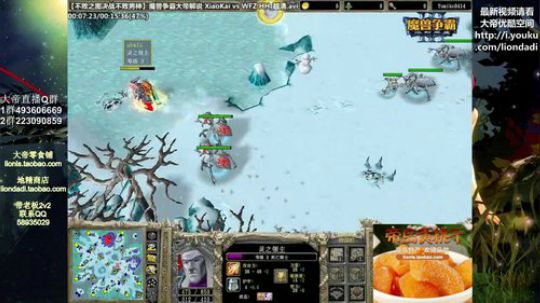 我在斗鱼看大帝LioN直播魔兽争霸