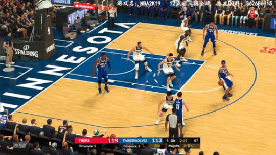 NBA2K19水友赛，欢迎你的加入 2019-07-06 20点场
