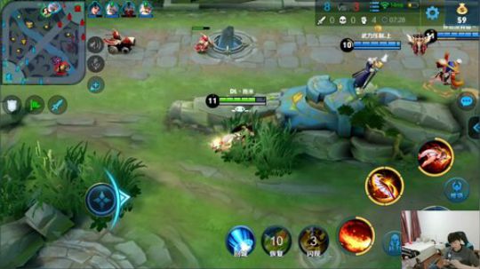 我在斗鱼看DL丶拖米直播王者荣耀