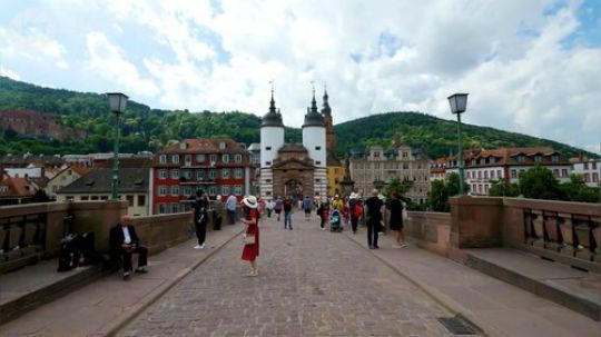 地域风情 德国海德堡古镇风景