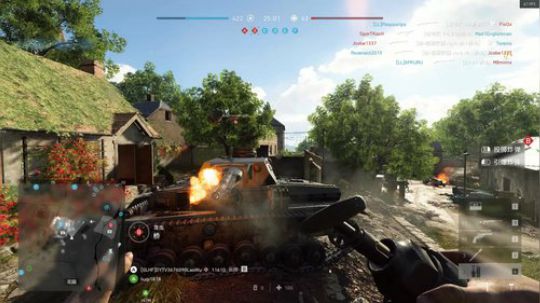 【BFV】流批还没有吹完就让人一枪钉在地上了~哈~！
