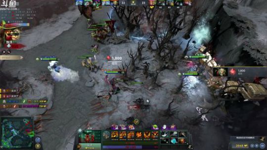 我在斗鱼看叫我老陈就好了直播DOTA2