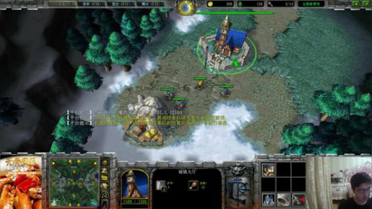 我在斗鱼看大帝LioN直播魔兽争霸