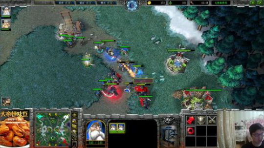 我在斗鱼看大帝LioN直播魔兽争霸