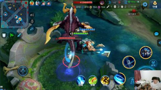 我在斗鱼看DL丶拖米直播王者荣耀