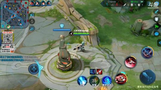 我在斗鱼看林蒙m直播王者荣耀