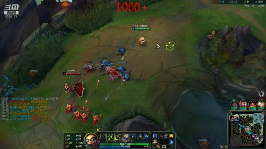 世界最强提莫，峡谷1033分冲1500分 2019-07-16 11点场