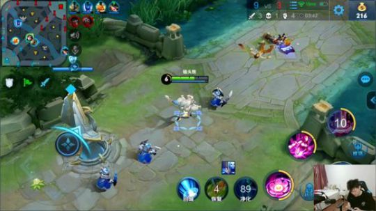 我在斗鱼看DL丶拖米直播王者荣耀