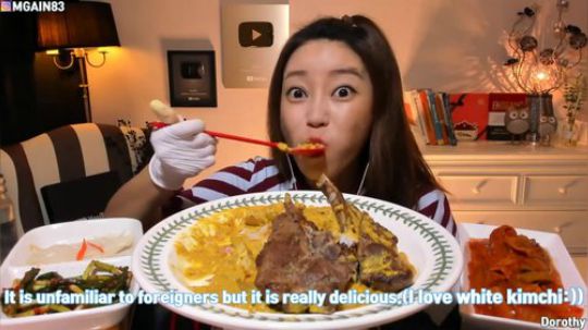 【韩国吃播】- 多萝西 - 各种咖喱羊肉牛排！