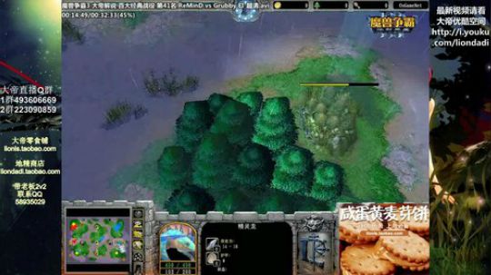 我在斗鱼看大帝LioN直播魔兽争霸