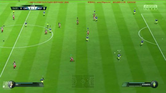 FIFA19 PS4中超联赛S5第8轮CNVvsWEF