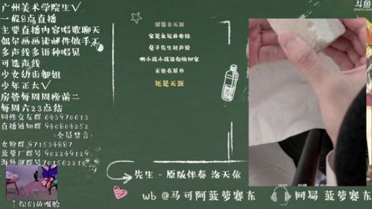 我在斗鱼看菠萝赛东直播二次元