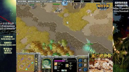 我在斗鱼看大帝LioN直播魔兽争霸