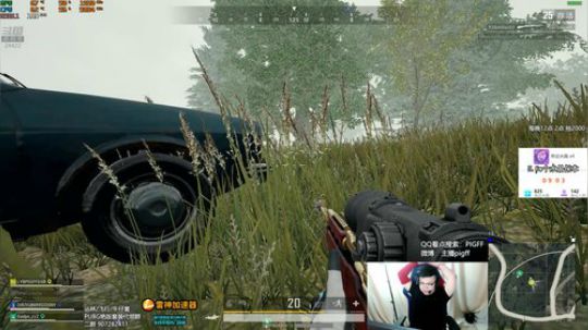 我在斗鱼看pigff直播绝地求生