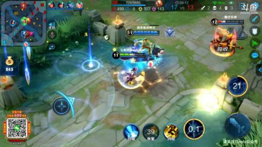 我在斗鱼看林蒙m直播王者荣耀