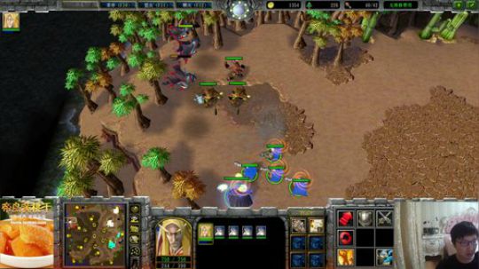 我在斗鱼看大帝LioN直播魔兽争霸