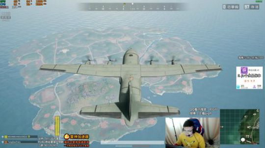 我在斗鱼看pigff直播绝地求生