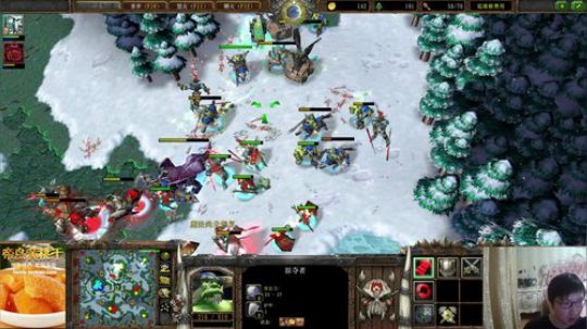 我在斗鱼看大帝LioN直播魔兽争霸