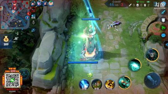 我在斗鱼看林蒙m直播王者荣耀