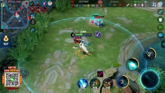 我在斗鱼看林蒙m直播王者荣耀