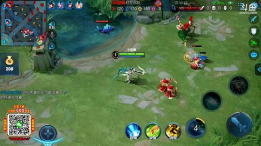 我在斗鱼看林蒙m直播王者荣耀