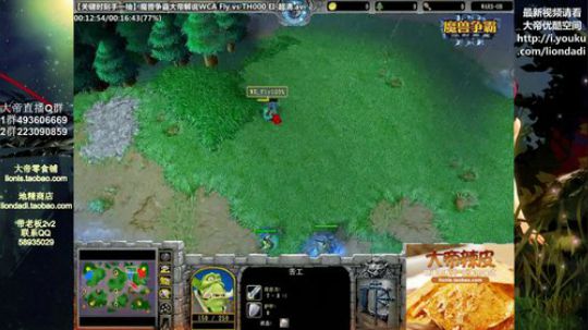 我在斗鱼看大帝LioN直播魔兽争霸