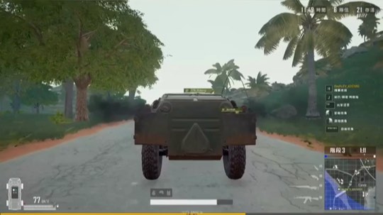 把裝甲車開進房子裡了！