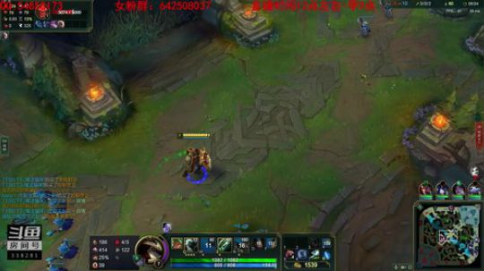 我在斗鱼看疯狗炼金直播英雄联盟