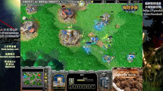 我在斗鱼看大帝LioN直播魔兽争霸