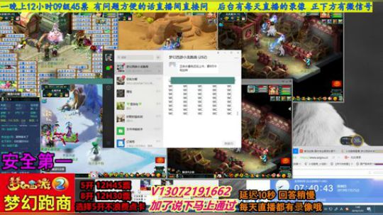 小龙五开手动跑商 直播中 安全第一 2019-07-25 07点场