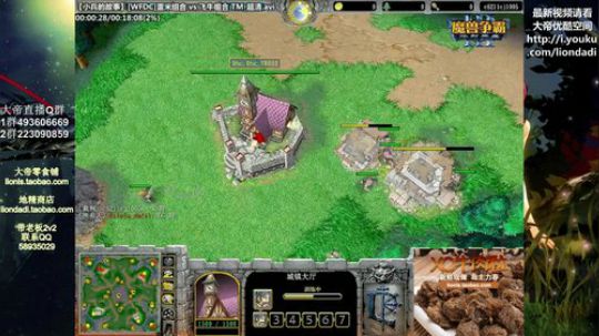 我在斗鱼看大帝LioN直播魔兽争霸