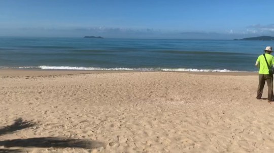 第一次见大海哦！真的很美