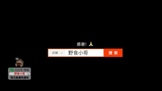 我在斗鱼看野食小哥直播美食