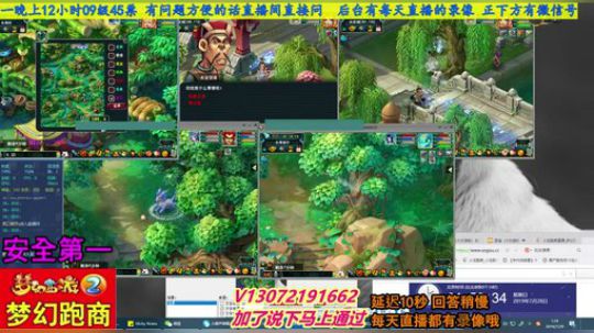 小龙五开手动跑商 直播中 安全第一 2019-07-29 00点场